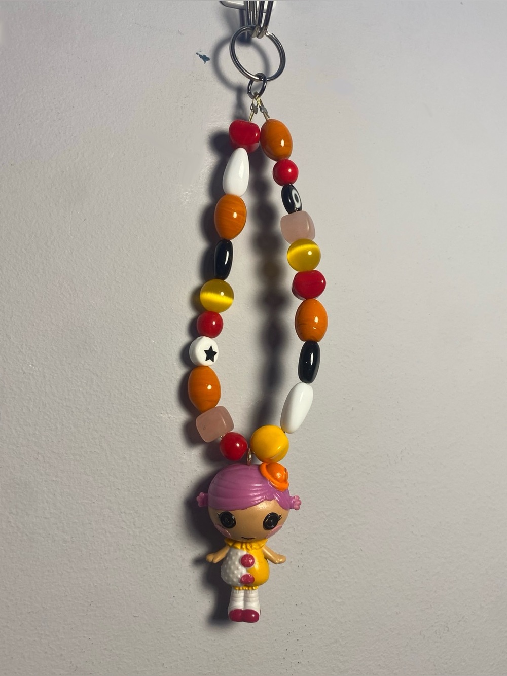 Lalaloopsy glass bead keychain - Circus